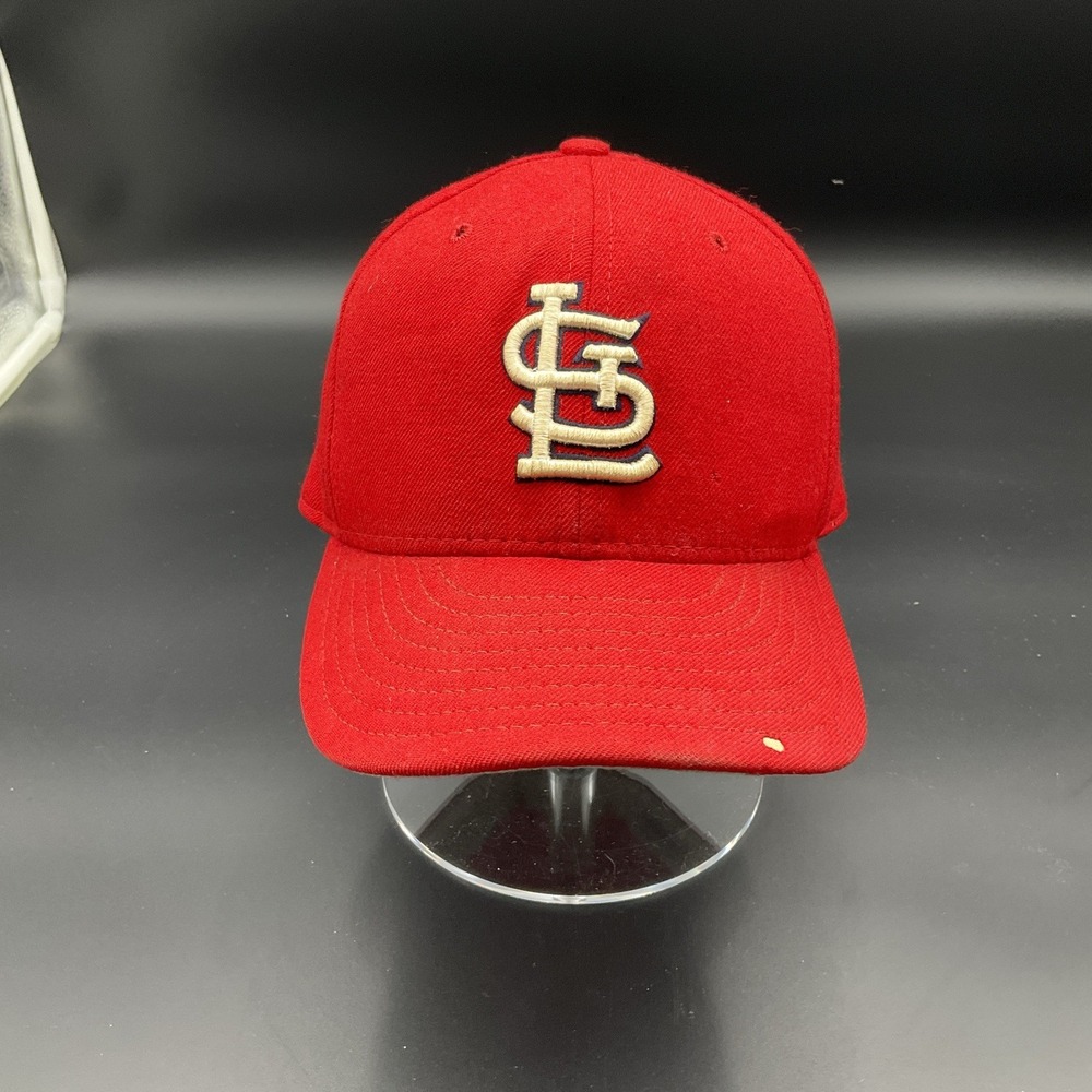 St‎ Louis Cardinals Hat New Era Fitted 7 1/2 59Fifty Cap Red Baseball VTG READ